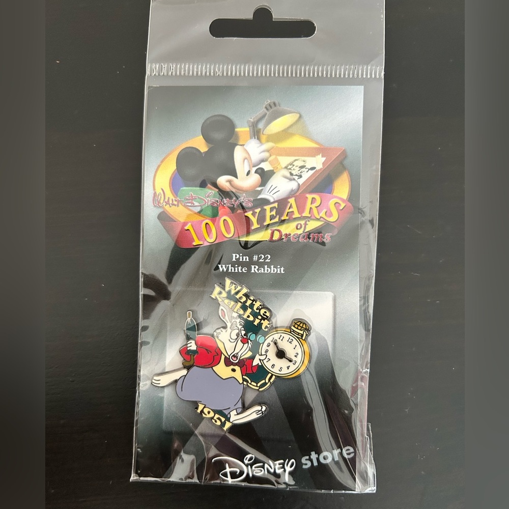 Disney 100 Years of Dreams pin #22 White Rabbit